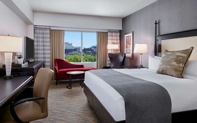 Day use room at The Inn At Penn, A Hilton Hotel.