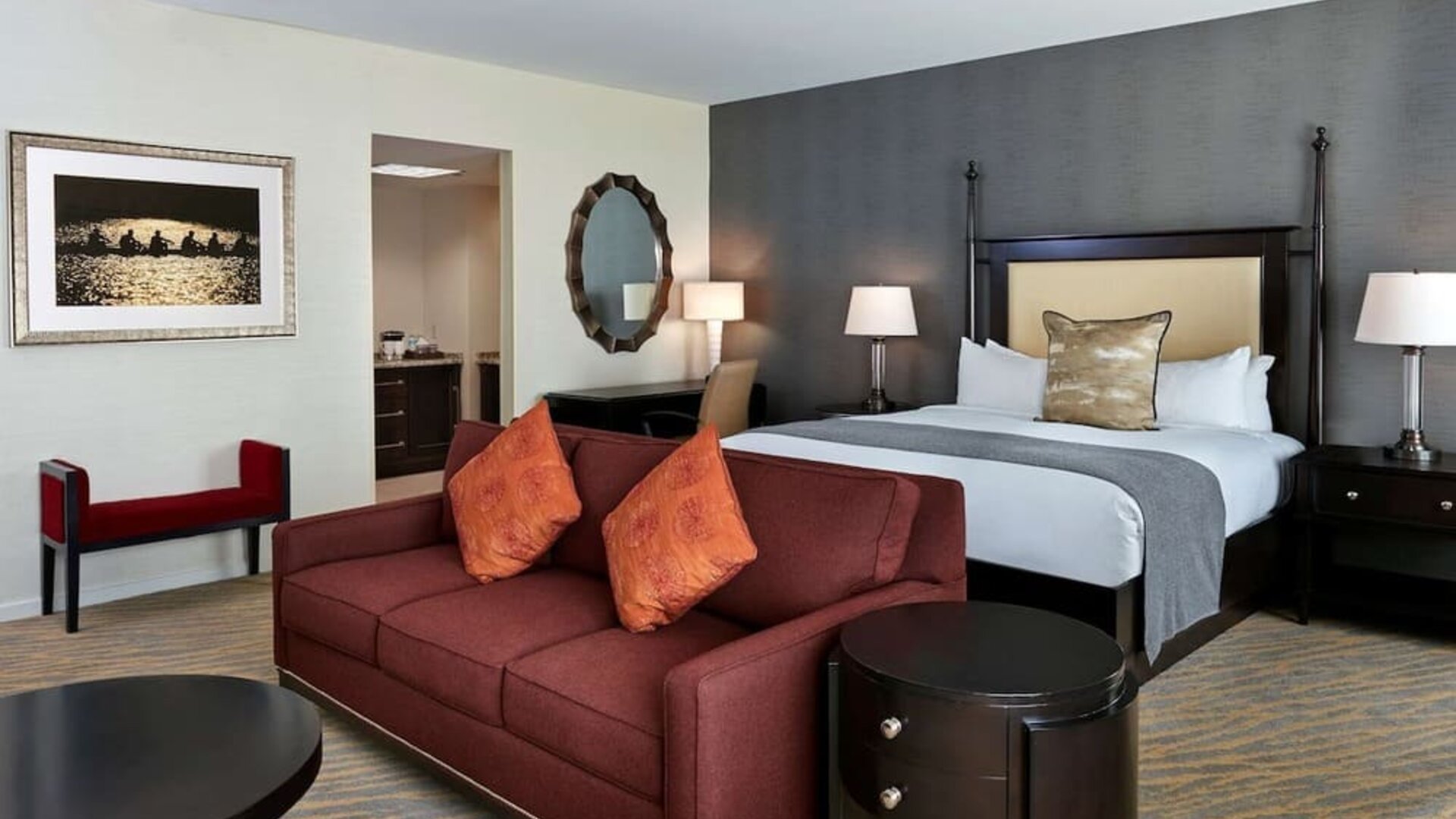 Day use room at The Inn At Penn, A Hilton Hotel.