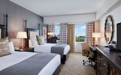 Day use room at The Inn At Penn, A Hilton Hotel.