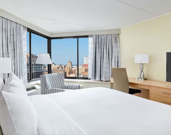 Day use room at DoubleTree By Hilton Philadelphia Center City.