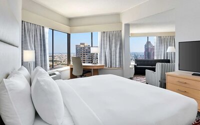 Day use room at DoubleTree By Hilton Philadelphia Center City.