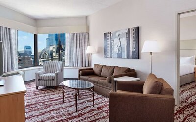 Day use room at DoubleTree By Hilton Philadelphia Center City.