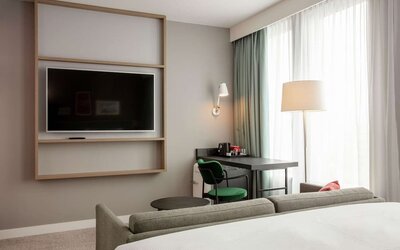 Day use room at Hilton Garden Inn Paris Orly Airport.