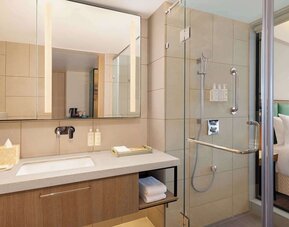 Day use room at Hilton Garden Inn Surat City Centre.