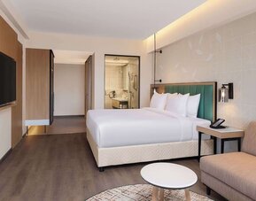 Day use room at Hilton Garden Inn Surat City Centre.