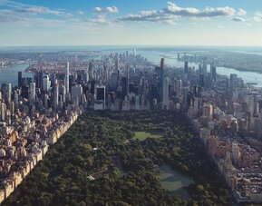City landmarks at Nap York Central Park.