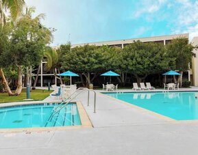 Outdoor pool at Four Points By Sheraton San Diego.