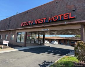 Property exterior at Beauty Rest Hotel, Edison.