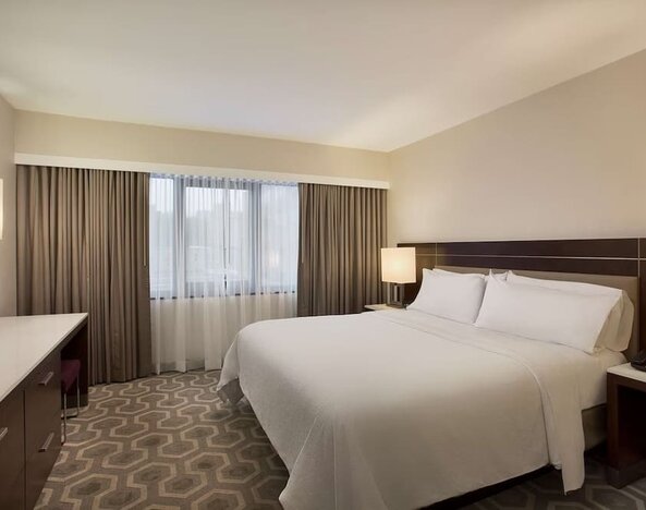 Day use room at Embassy Suites By Hilton Washington DC Georgetown.