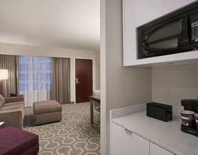 Day use room at Embassy Suites By Hilton Washington DC Georgetown.