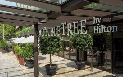 Hotel entrance at DoubleTree By Hilton Berlin Ku'damm.