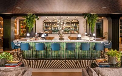 Hotel bar at DoubleTree By Hilton Berlin Ku'damm.