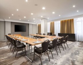 Meeting room at Hilton Heidelberg.