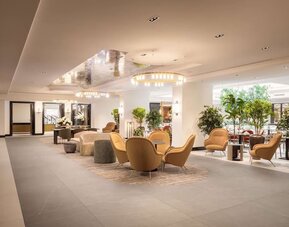 Lounge at Hilton Heidelberg.
