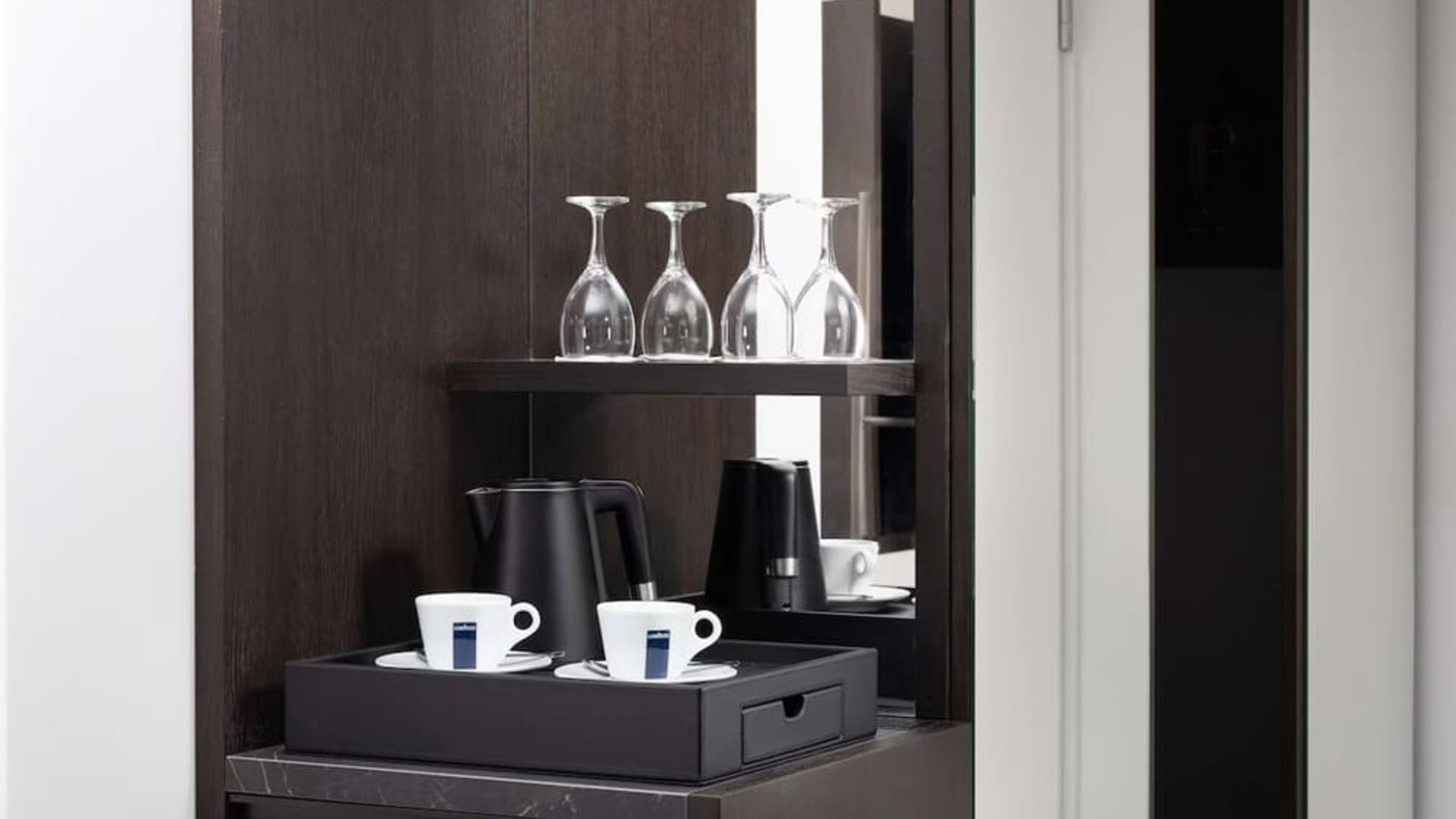 Coffee station at Hilton Heidelberg.