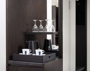 Coffee station at Hilton Heidelberg.