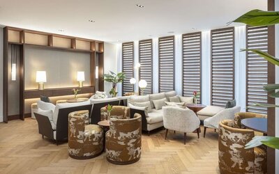 Lounge at Hilton Heidelberg.