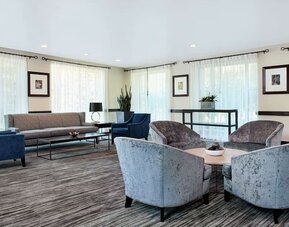 Coworking space at Embassy Suites By Hilton Parsippany.