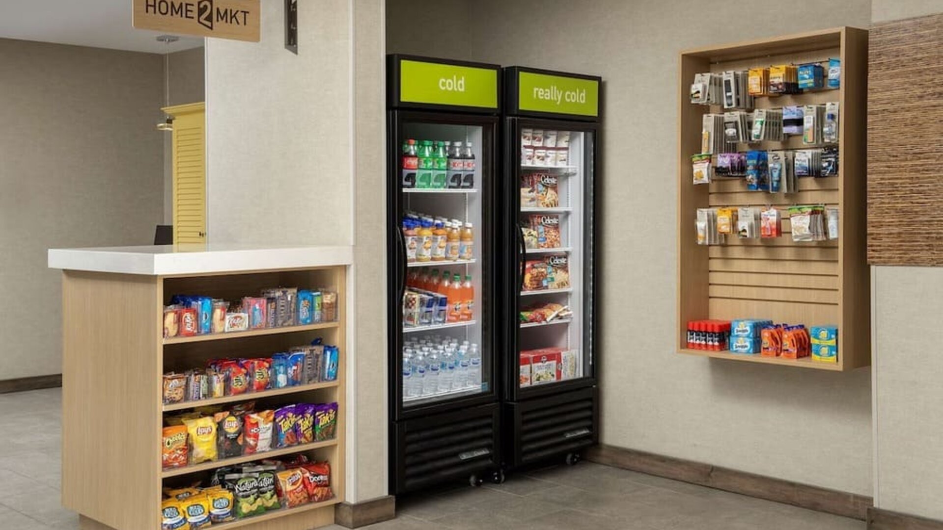 Convenience store at Home2 Suites By Hilton Miami Doral West Airport.
