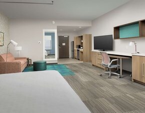 Day use room at Home2 Suites By Hilton Miami Doral West Airport.