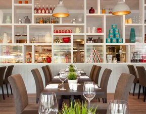 Lounge and dining at DoubleTree By Hilton Coventry.