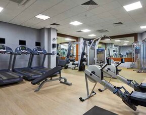Gym at DoubleTree By Hilton Coventry.