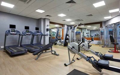 Gym at DoubleTree By Hilton Coventry.
