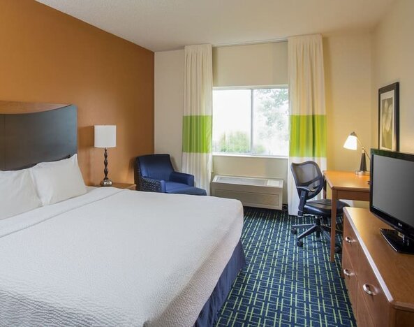 Day use room at Fairfield Inn & Suites Joliet North/Plainfield.
