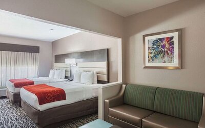 Day use room at Comfort Suites Lewisville.