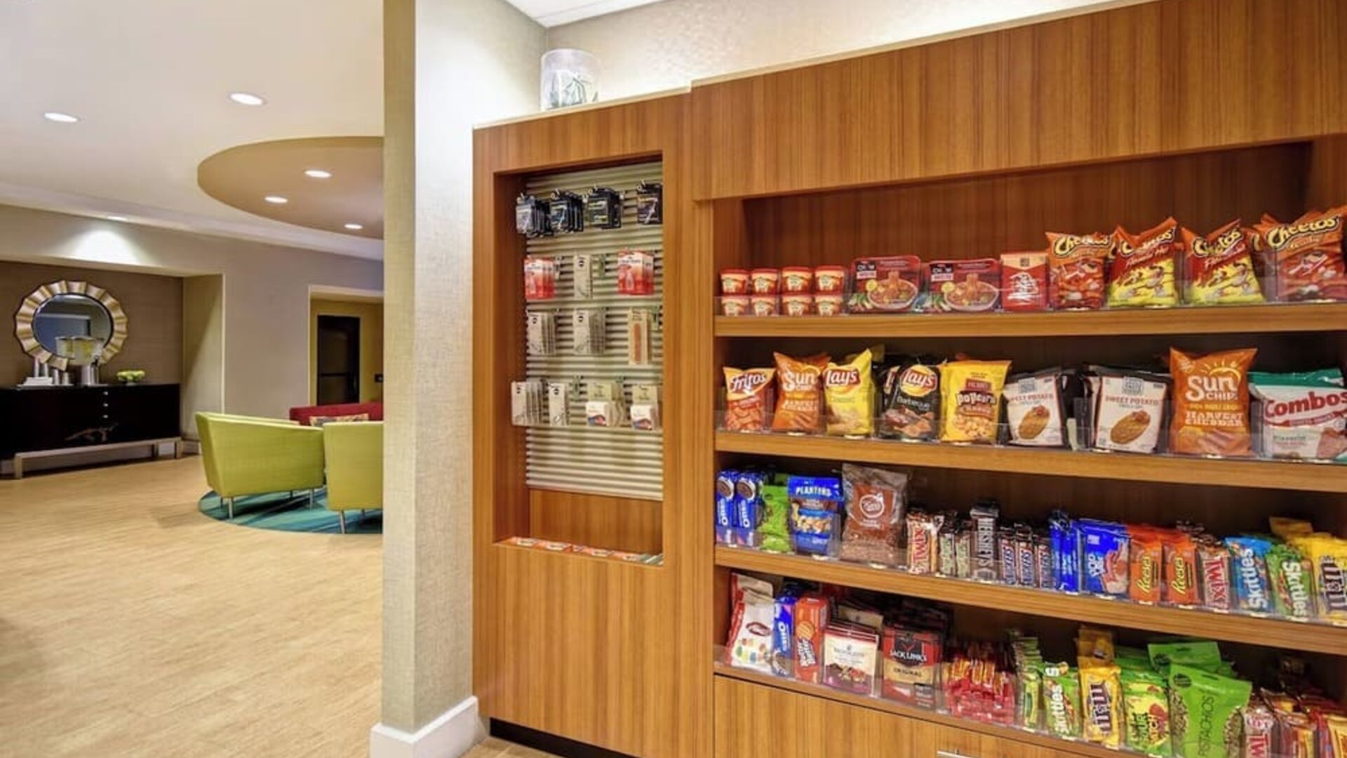 Snack bar at SpringHill Suites Baltimore BWI Airport.