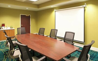 Meeting room at SpringHill Suites Baltimore BWI Airport.