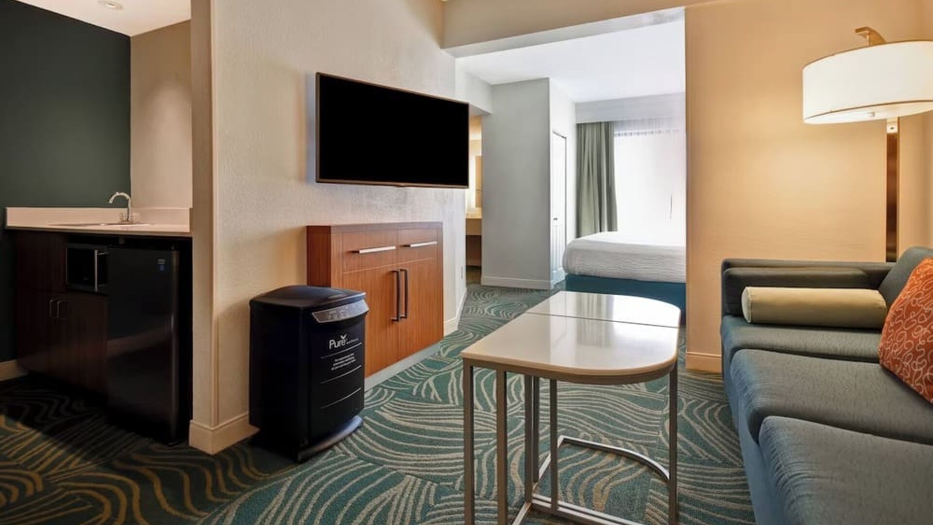 Day use room at SpringHill Suites Baltimore BWI Airport.