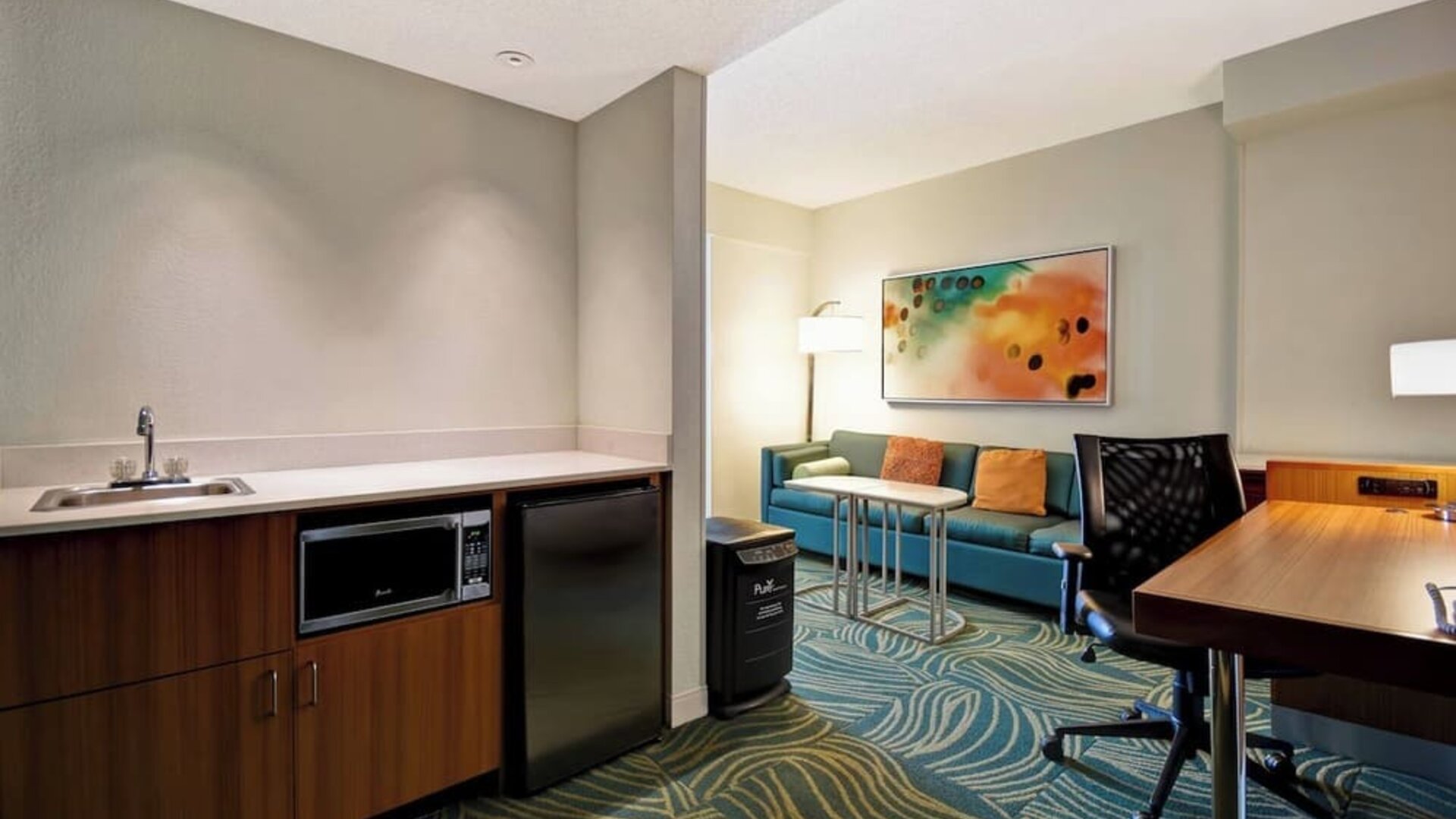 Day use room at SpringHill Suites Baltimore BWI Airport.