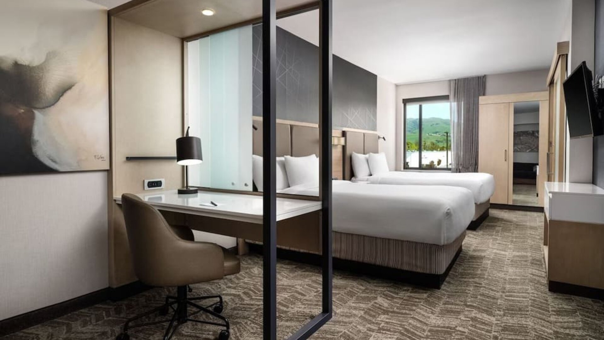 Day use room at SpringHill Suites By Marriott Milpitas.