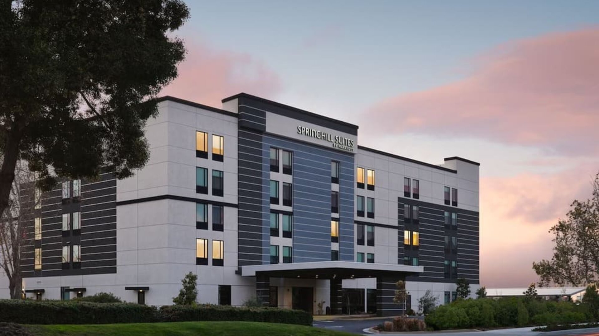 Hotel exterior at SpringHill Suites By Marriott Milpitas.
