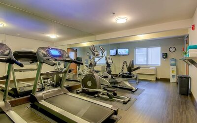 Gym at Holiday Inn Express Hotel & Suites Carlsbad Beach.