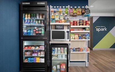 Snack bar at Spark By Hilton Tucson Airport.