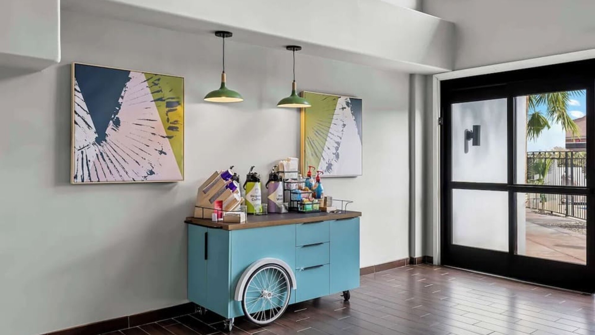 Coffee station at Spark By Hilton Glendale Phoenix North.