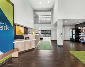 Reception area at Spark By Hilton Glendale Phoenix North.