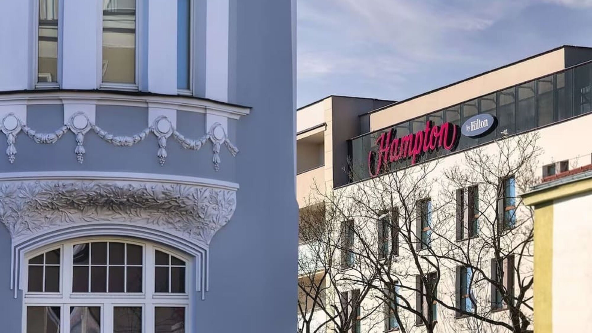 Hotel exterior at Hampton By Hilton Bialystok.