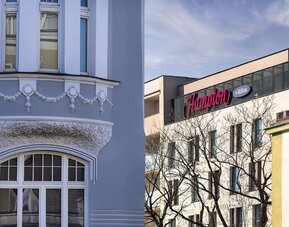 Hotel exterior at Hampton By Hilton Bialystok.