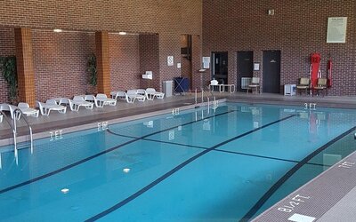 Indoor pool at Maritime Conference Center.