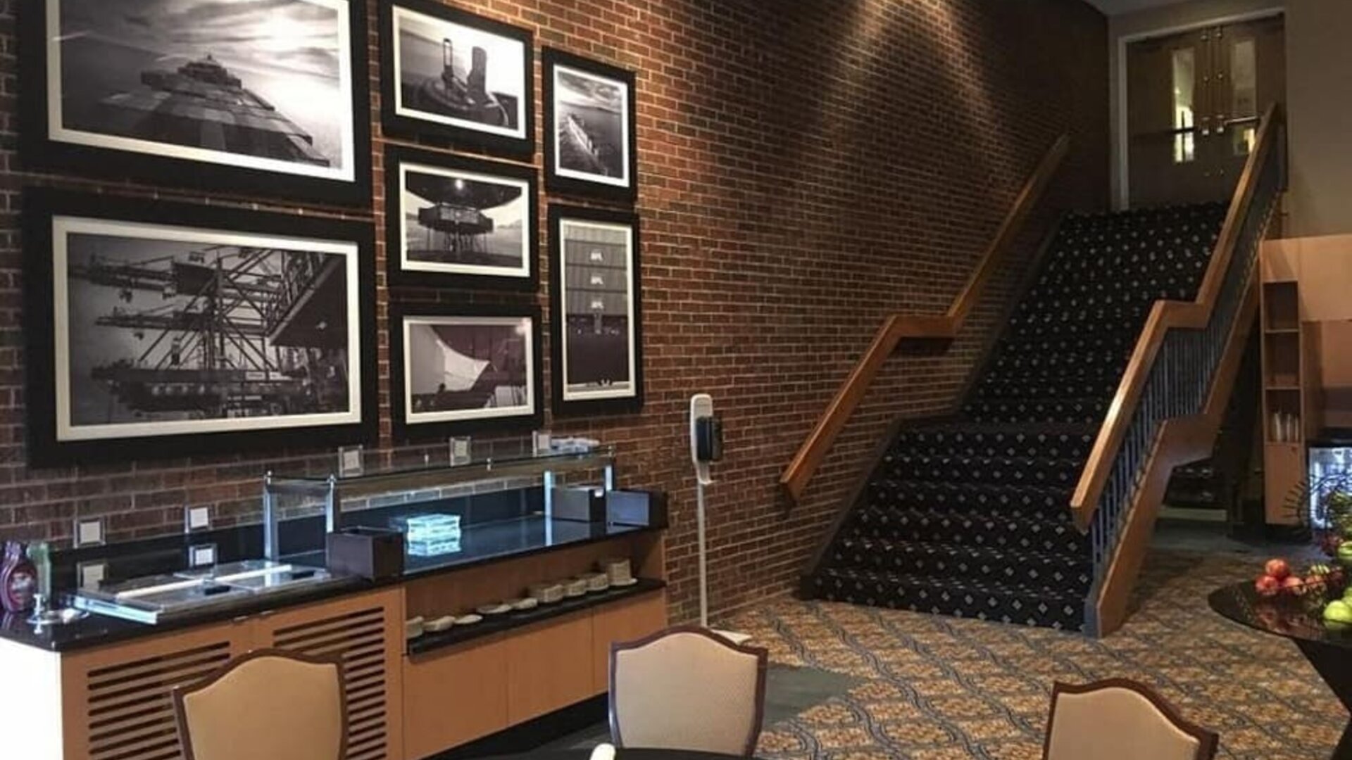Dining room at Maritime Conference Center.