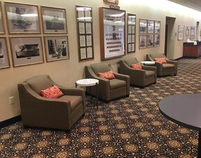 Lobby seating at Maritime Conference Center.