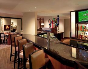 Hotel bar at Atlanta Marriott Northwest At Galleria.