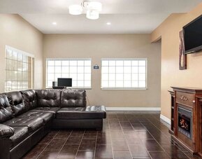 Lounge at Days Inn By Wyndham San Antonio Near Fiesta Park.