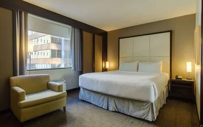 Day use room with natural light at Arc The Hotel Ottawa.