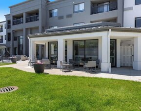 Garden and terrace seating at Best Western Plus Elgin - Chicago.