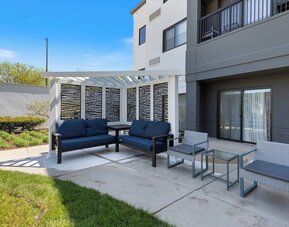 Garden and terrace seating at Best Western Plus Elgin - Chicago.