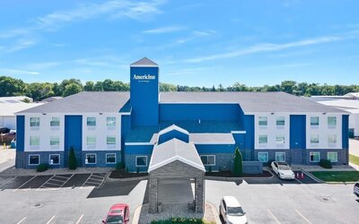 Parking available at AmericInn By Wyndham Urbana.